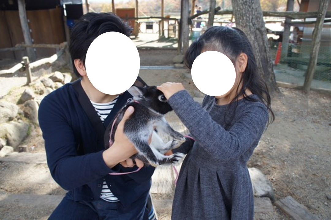 幼少期のはなさんとお父さん