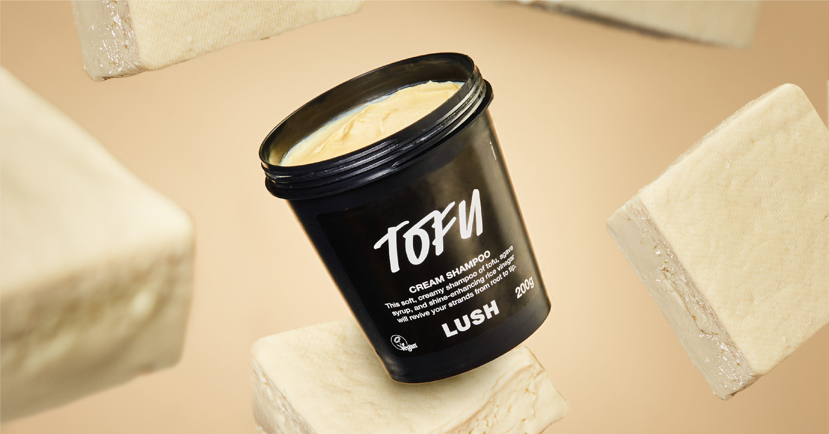 LUSHから新発売！ヴィーガン仕様でたんぱく質豊富なシャンプーの原料は…まさかの木綿豆腐【Steenz Breaking News】