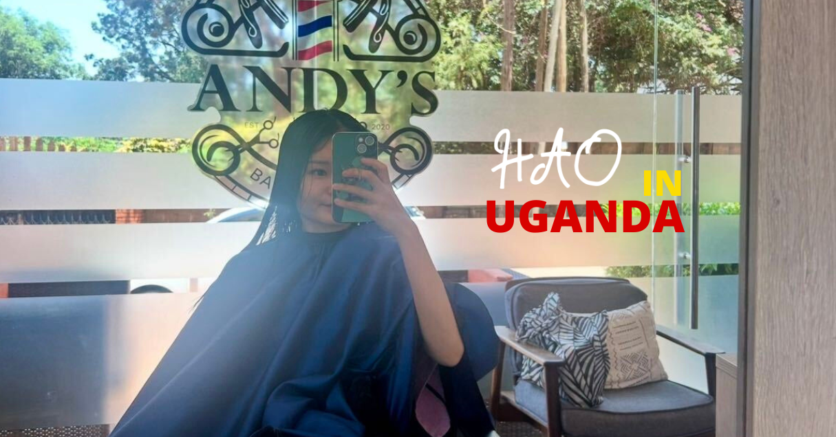 アフリカで美容院に行ってみた！美容院にマサイ族の売り子もやってくる？Hao in UGANDA #38【Steenz Abroad】